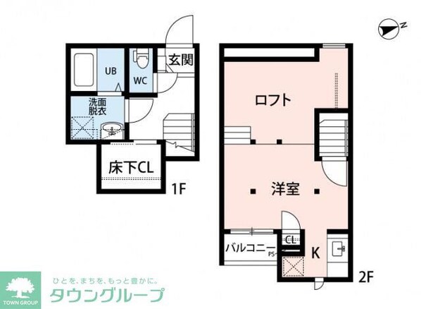 CB指扇リコの物件間取画像